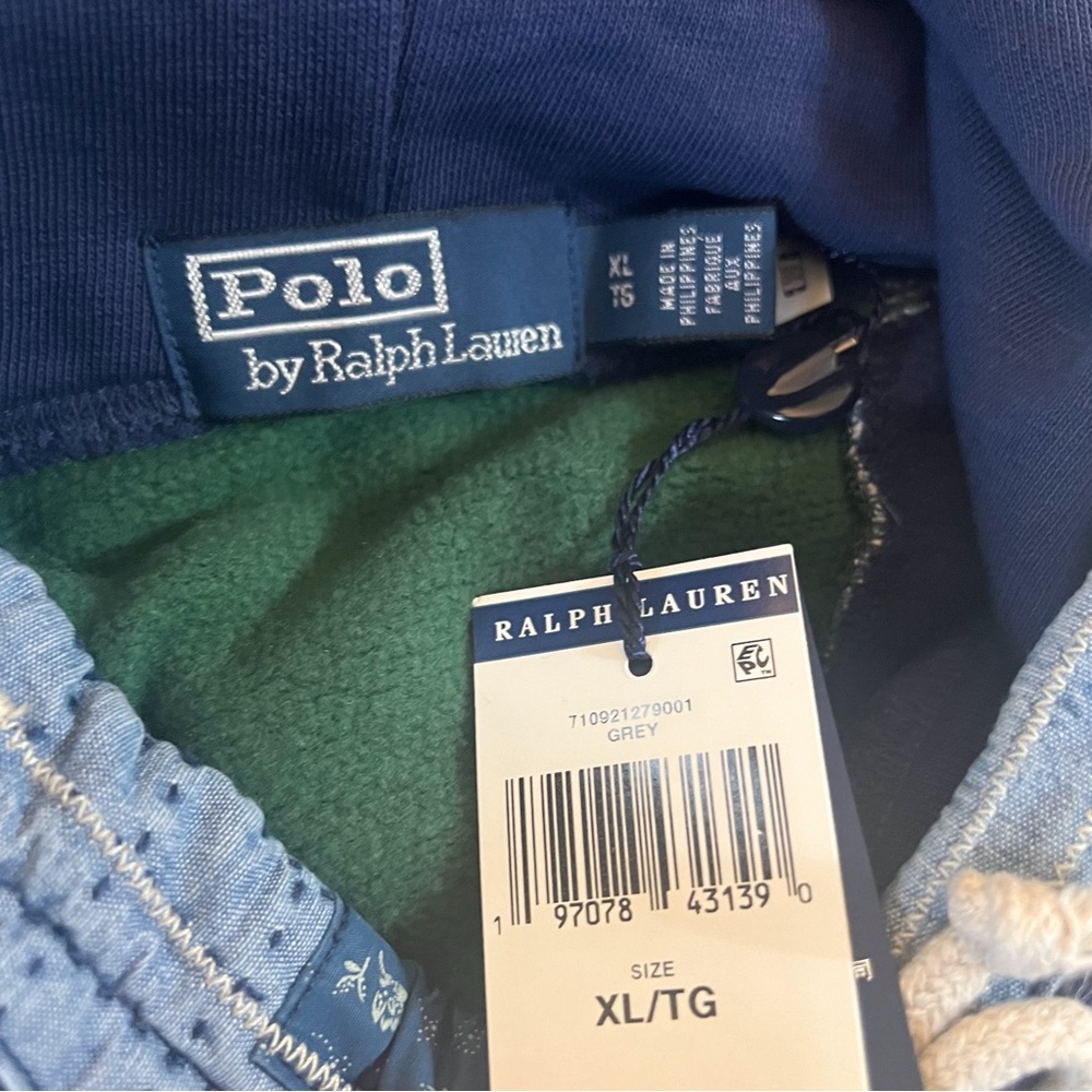 Polo Ralph Lauren Patchwork Hoodie with American Flag 😳🔥🔥🔥😳 - Picture 15 of 16